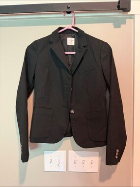 GAP Women's Black Two-Button Blazer